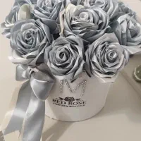 گل رز با ربان|گل مصنوعی|بروجن, |دیوار