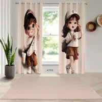 پرده هازان چاپی اتاق گودک هازان چاپی|پرده، رانر، رومیزی|تهران, عبدلآباد|دیوار