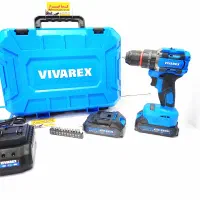 دریل شارژی ۲۰ولت براشلس چکشی ۲باطری ویوارکس(ضمانت)|ابزارآلات|شهرکرد, |دیوار