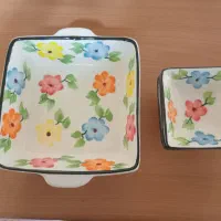 کاسه بزرگ سوپ خوری همراه با ۳ عدد کاسه کوچک