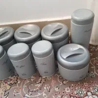ظرف در دار،فلزی،بهازکالا،قوطی حبوبات،پاسماوری