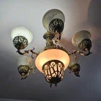 لوستر|لوستر و چراغ آویز|اندیمشک, |دیوار