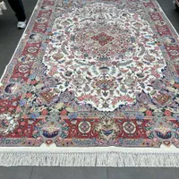 فرش دستباف(بساک) ۹ متری گلفرنگ قیمت جفت ۲۸۰ تومن|فرش|مشکیندشت, |دیوار