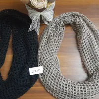 شال قلاب بافی و عروسک بافتنی