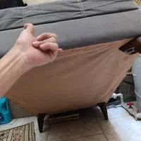 مبل تک نفره طوسی بسیار نو|مبلمان خانگی و میز عسلی|تهران, زنجان جنوبی|دیوار
