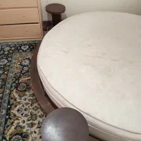 تخت دو نفره گرد با تشک خوشخواب|تخت و سرویس خواب|شاهین‌شهر, بنیاد ازدواج|دیوار