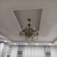 لوستر برنجی 6 شاخه|لوستر و چراغ آویز|نسیمشهر, |دیوار