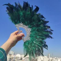 بادبزن پر|زیورآلات و اکسسوری|تبریز, |دیوار