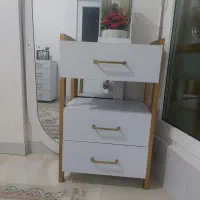 فروش میز سه کشو ام دی اف  با آینه
