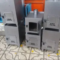 بخاری هیزمی تاج دار کشویی