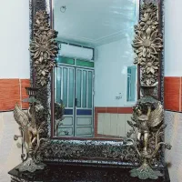 آینه و شمعدان|صنایع دستی و سایر لوازم تزئینی|مینودشت, |دیوار