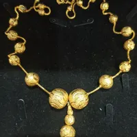 گردنبند بلند طرح گوی عربستانی