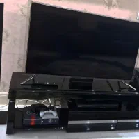 میزتلویزیون ام دی اف وشیشه درممکو