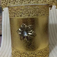 جا دستمال کاغذی و سطل آشغال