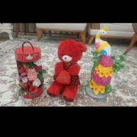 فروش مجسمه وخرس و سبد گل