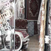 فرش،آشپزخانه سایز۱×۱/۵ مستطیل هریس‌هزار