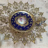 جا میوه ای تمام برنز خیلی بزرگ سنگین|ظروف سرو و پذیرایی|تهران, خانی آباد نو شمالی|دیوار