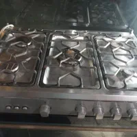 گاز فردار ۵ شعله تمام استیل تمیز