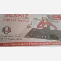 گاز صفحه ای شیشه ای و هود