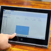 مینی لپ تاپ اچ پی ۳۶۰ درجه و تاچ (لمسی)وارداتی دبی