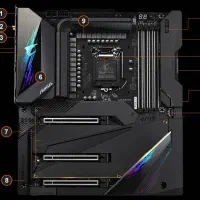 باندل z590aorus xtremeو سی پی یو i5 11400f|قطعات و لوازم جانبی رایانه|ری, جوانمرد قصاب|دیوار