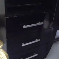 ۲عدد کشو مشکی جنس ام دی اف|جاکفشی، کمد، دراور|تربتحیدریه, یحیی آباد|دیوار