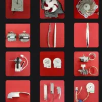 قاب پروانه فن،یخچال،ترموستات،دستگیره ،المنت سنسور