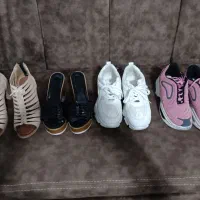 چهار جفت کفش|کیف، کفش، کمربند|کرمانشاه, |دیوار