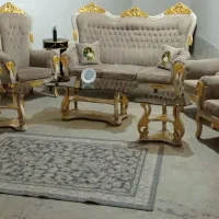 مبل کلاسیک 9نفره همراه با 3عددمیز