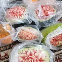 حکاکی هندوانه و میوه آرایی یلدا (واوان)|خدمات پذیرایی، مراسم|اسلامشهر, شهرک واوان|دیوار