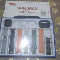 ساعت هوشمند ورنا مدل W46 Max همراه هندزفری ایرپاد