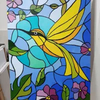 تابلو نقاشی رنگ روغن کار دست فروش فوری