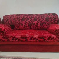 مبل ۳ نفره مخملی|مبلمان خانگی و میز عسلی|رشت, عینک|دیوار