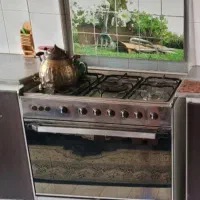 گازفرداروجوجه گردان استیل ۵شعله مشعل گاز ۱۳میلیون