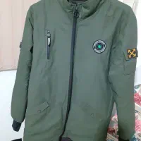 دو عدد کاپشن  سبز و سرمه ایی تازه وسالم