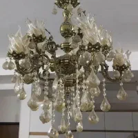 لوستر ۵شاخه برنز