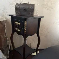 میز تلفن دو کشو