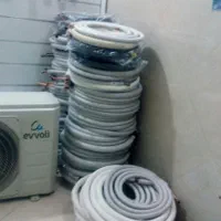 لوله مسی کولرگازی پنل تک کنترل کولر گازی بردs کابل|کولر گازی و فن‌کوئل|ساوه, |دیوار