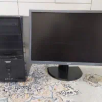 سیستم کامپیوتر i7  رام ۸ و هارد ssd مانیتور ۲۲ led
