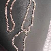 زنجیر نقره طنابی