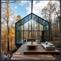 ساخت کانکس‌های شیشه ای خاصِ ویلایی  اداری  کافه‌ای