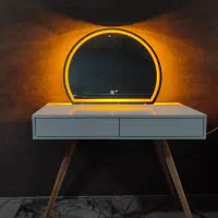 میز آرایش +آینه تاچ+صندلی|تخت و سرویس خواب|شیراز, گویم|دیوار