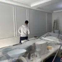 نقاش ساختمان مطمئن با تضمین کیفیت و تمیزی کار