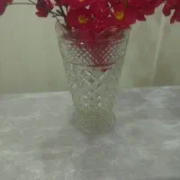 گلدان بلور قدیمی