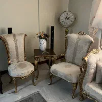 مبل سلطنتی مدرن با میز نهارخوری