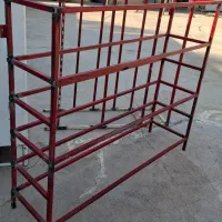 قفسه آهنی و چوبی تمیز|کتابخانه، شلف، قفسههای دیواری|اندیکا, |دیوار