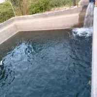 باغ 2000 متری با درختان میوه و استخر|فروش زمین و ملک کلنگی|برزک, |دیوار