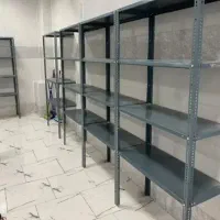 قفسه/طبقدار‌فلزی‌قدیمی‌/پیچومهر