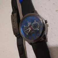 ساعت نایک شیشه مایل به آبی و دستبند