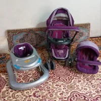کالسکه و روروک و سبد درحدنو ۳تومن بدون ایراد|اسباب و اثاث بچه|تبریز, |دیوار